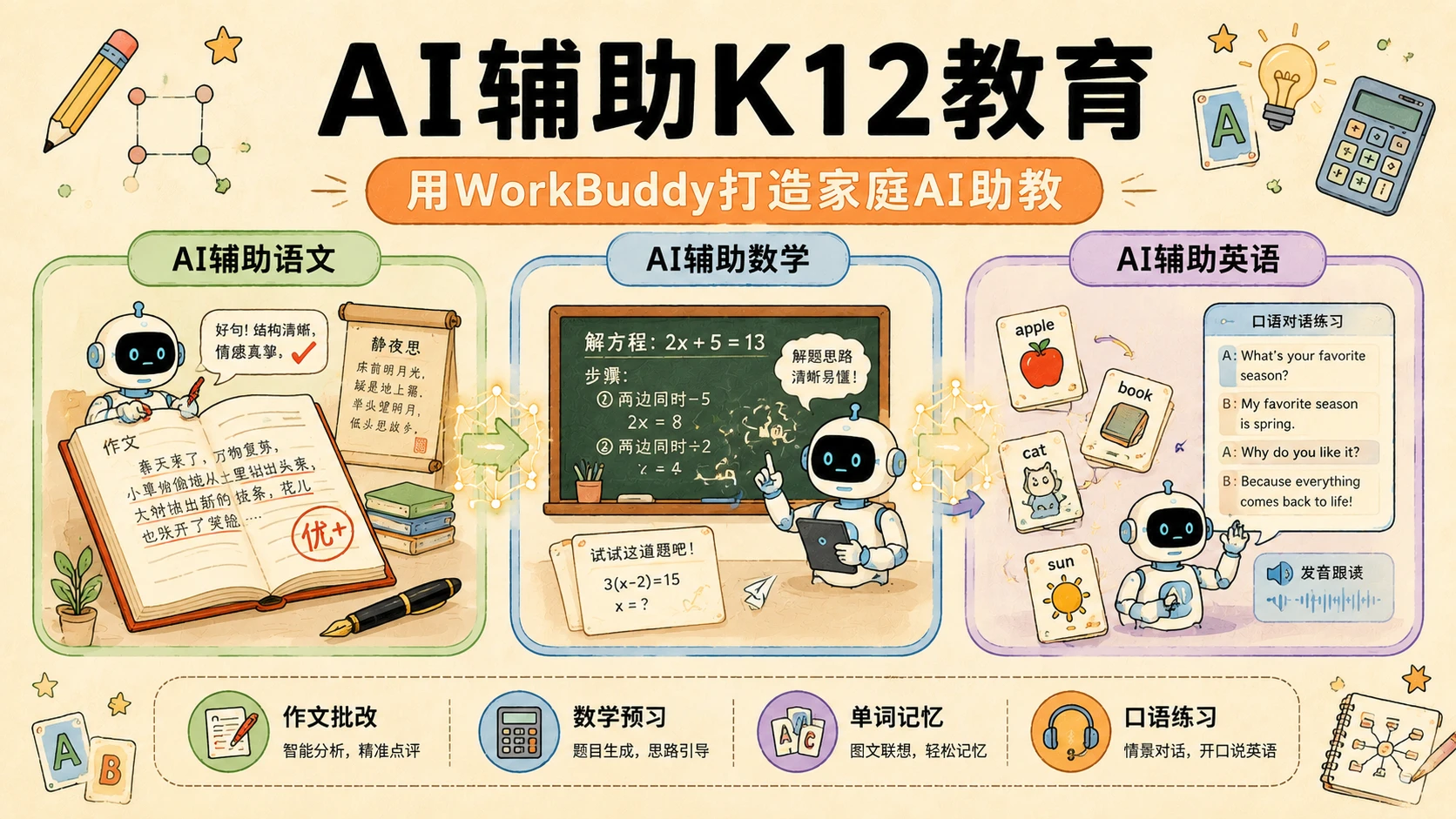 AI辅导K12教育